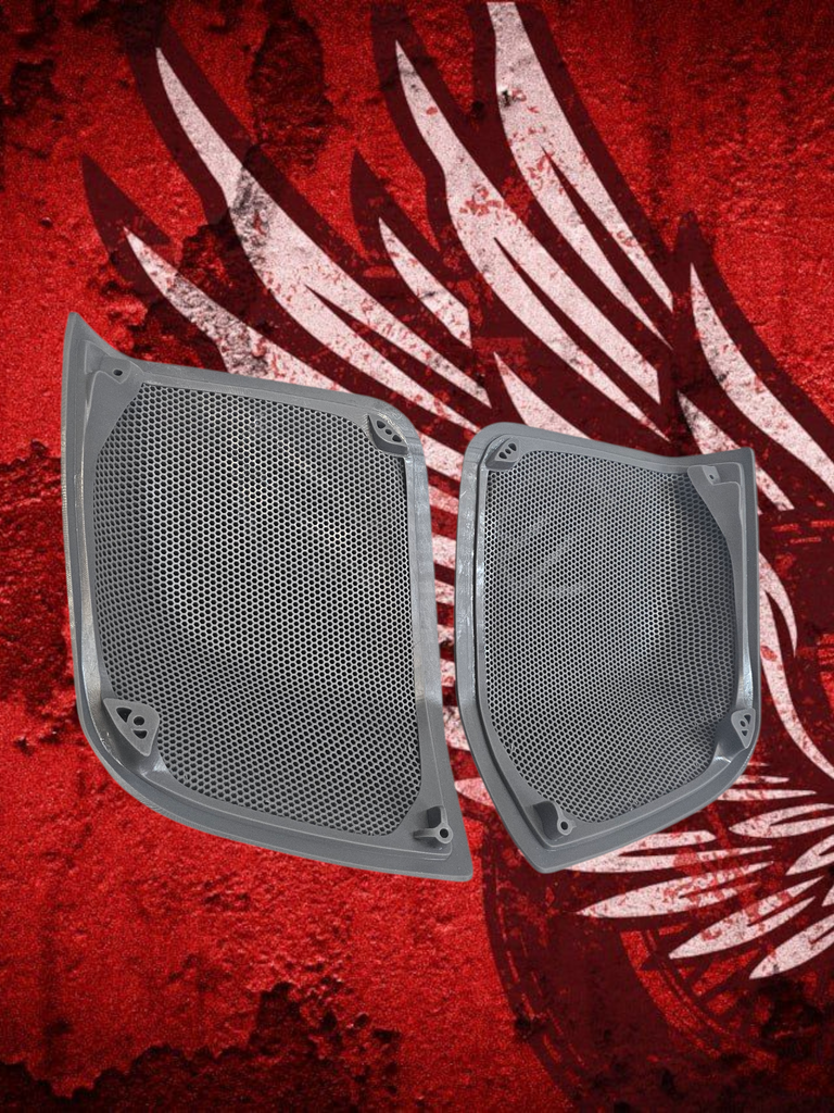 14-24 (Rockford) Harley Davidson bag lid Speaker Grill Cover Army