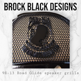 98-2023 Road Glide 3D POW MIA TRIBUTE speakers grill covers set