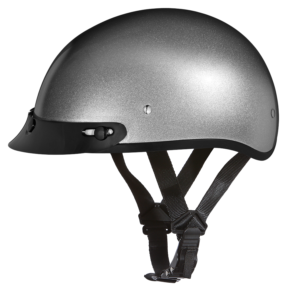 bike half helmet DOT Approved Daytona Skull Cap Half Shell Motorcycle Helmet