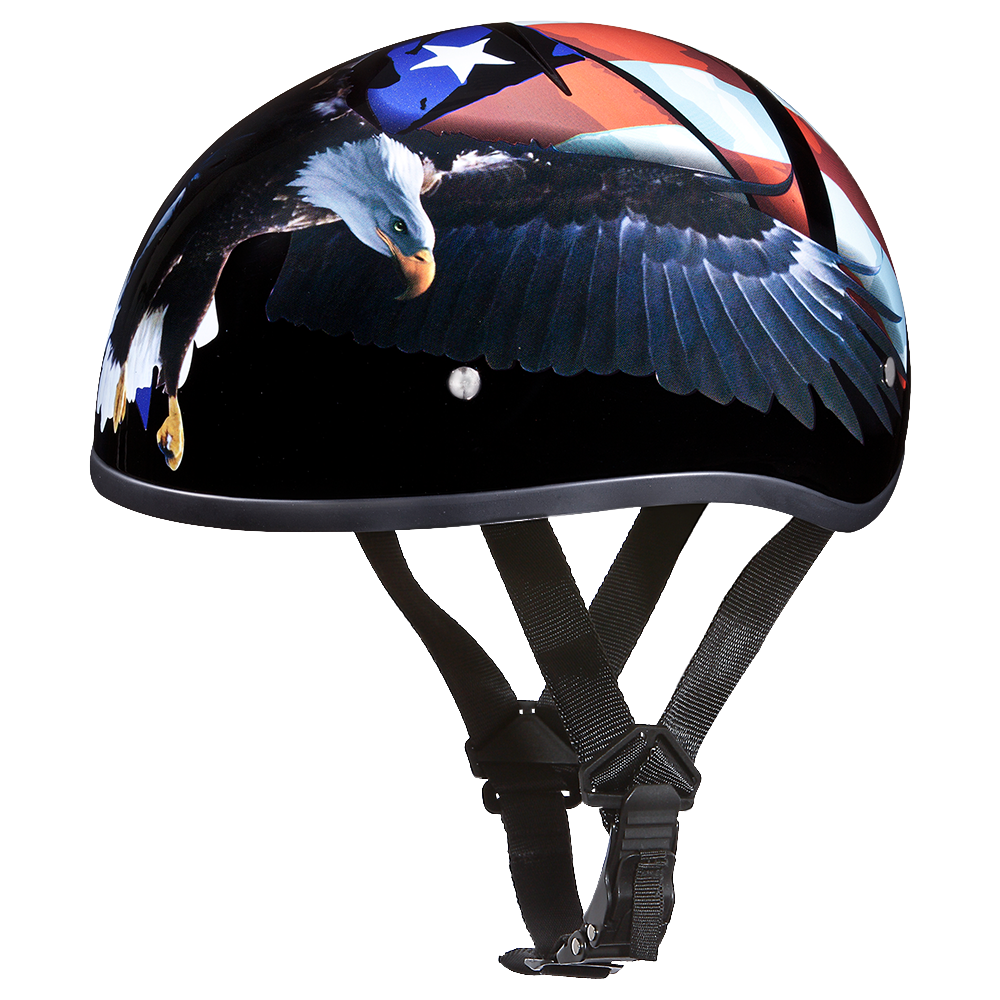 Daytona Skull Cap Freedom Half Helmet, XS Daytona Skull Cap Freedom Half Helmet, XS