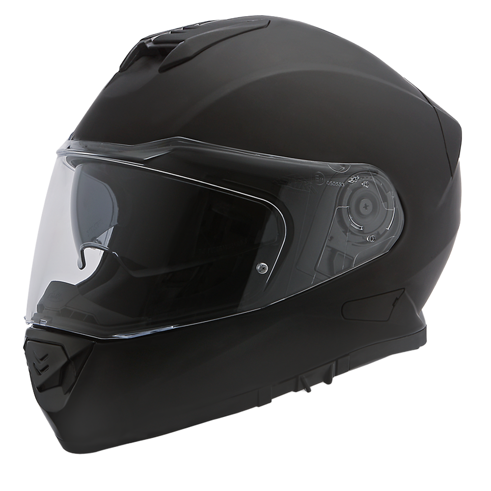 dot certified women's motorcycle helmets Daytona Detour Full Face Motorcycle Helmet, Flat Black / L