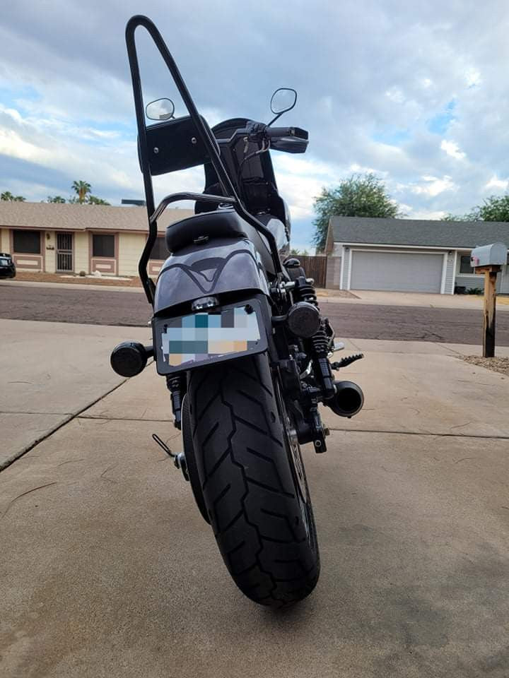 TC Bros. M8 Softail StreetBob Sissy Bar