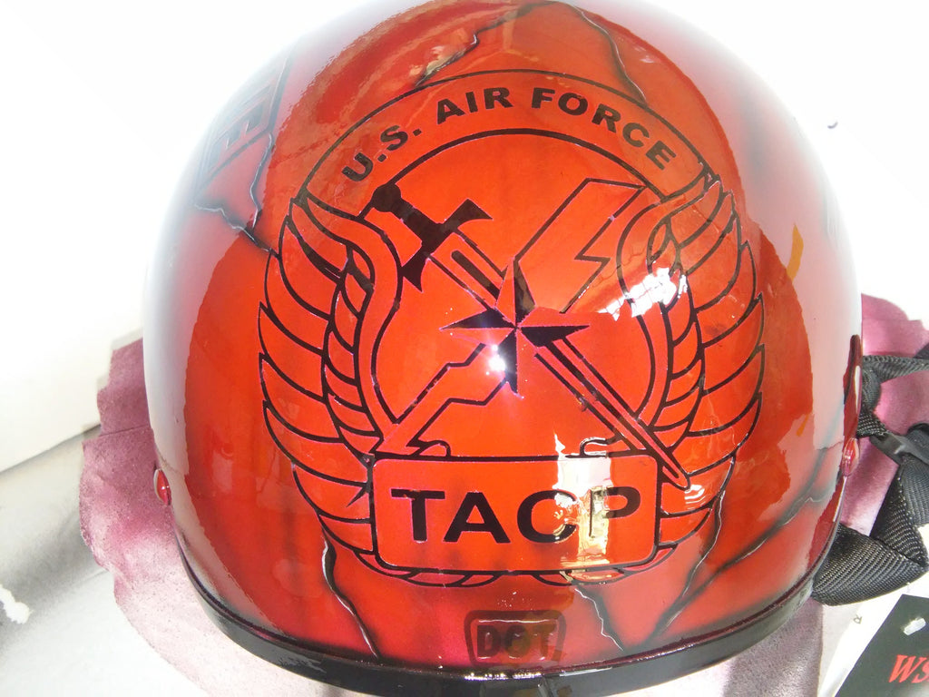 Crimson Tide and Military themed helmet – Brock Black Customs Crimson Tide and Military themed helmet – Brock Black Customs