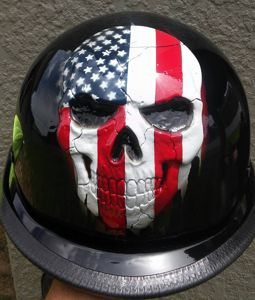 Harley American Flag skull Helmet Harley American Flag skull Helmet