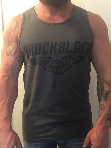 Brock Black tank top