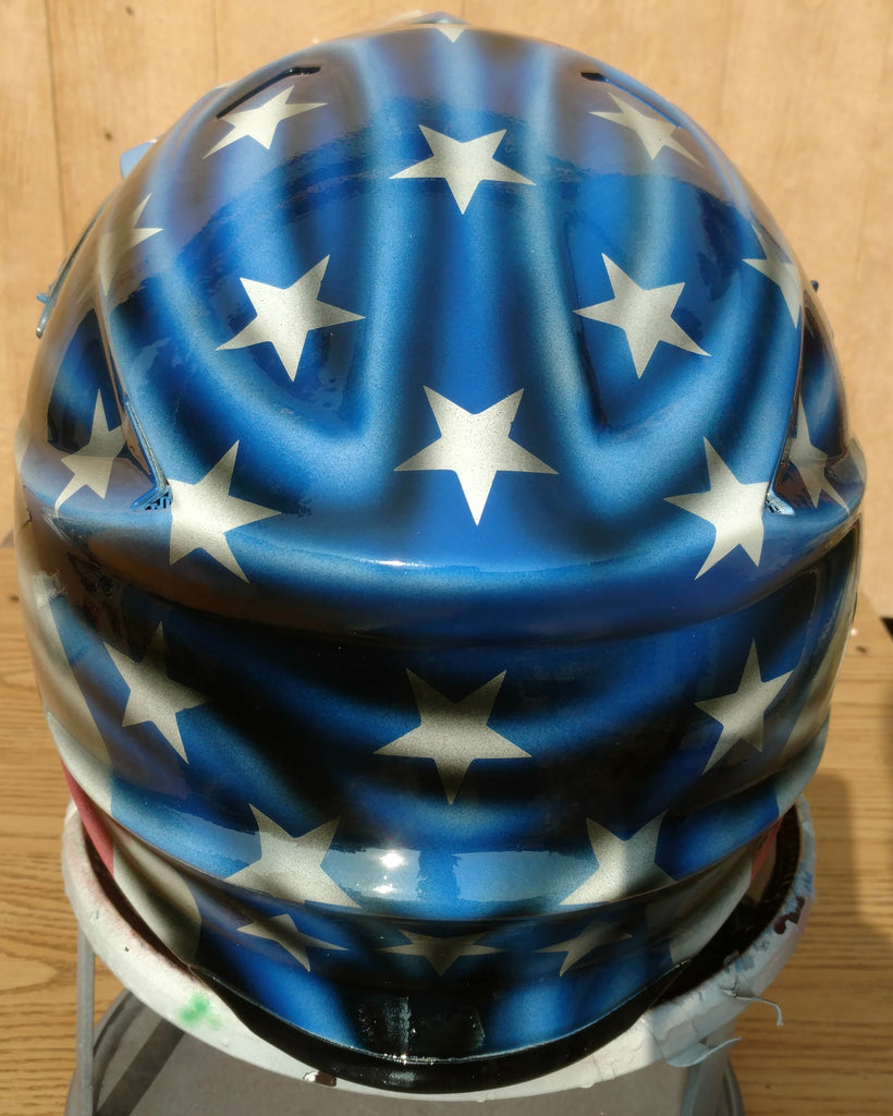 Harley Full face Shoei American Flag – Brock Black Customs Harley Full face Shoei American Flag – Brock Black Customs