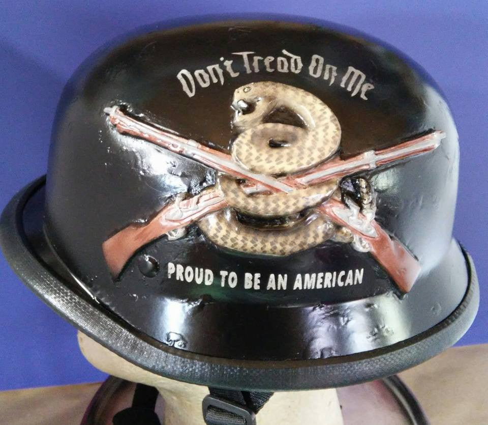 Harley helmet Dont Tread on Me