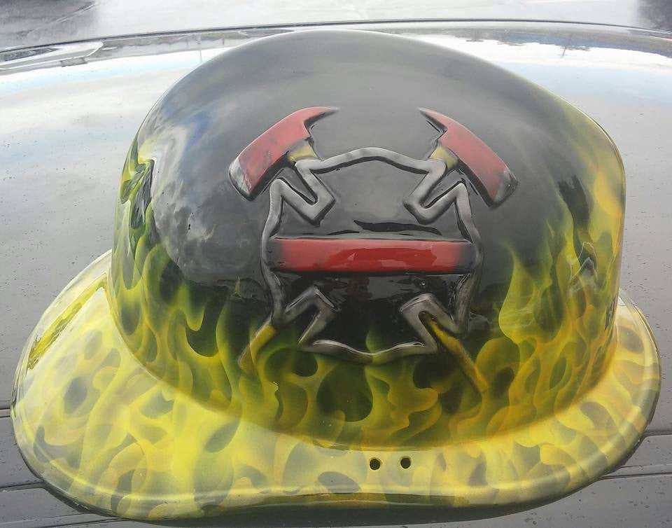 fire dept motorcycle helmet Harley Final Call Firefighter Memorial Helmet – Brock Black Customs