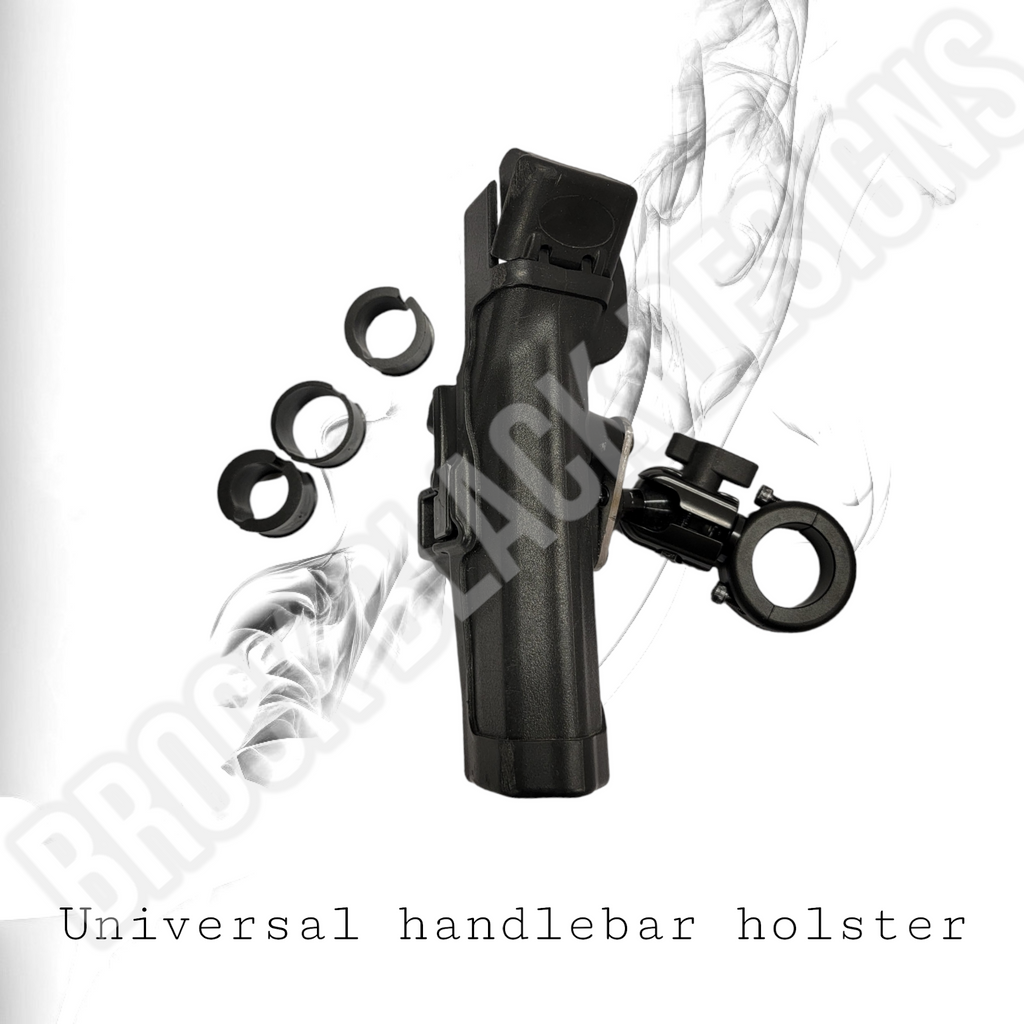 How to Install a Brock Black Designs Handlebar Holster (Standard & Universal Bar Mount)
