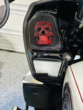 19 to 25 Indian webbed skull themed inner speaker grills set