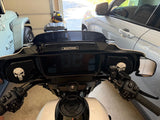 97-25+ Harley inner 3D punisher speakers grill covers set
