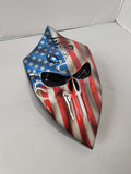 3D Punisher with ghosted American flag USMC logo