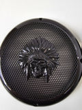 A set of bag 3D skull warbonnet speakers grill covers