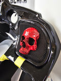 98-2023 Road Glide Innenverkleidung 3D Ancient Skull Lautsprecher Grillabdeckungen Set