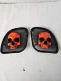 98-2024 Road Glide 3D Ancient Skull speakers grill covers set