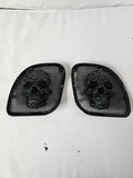 98-2024 Road Glide 3D webbed Skull speakers grill covers set