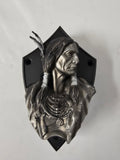 Native American bust Horn cover