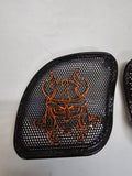 98-2024 Road Glide 3D Shield Maiden speakers grill covers set