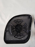 98-2024 Road Glide 3D Celtic cross speakers grill covers set