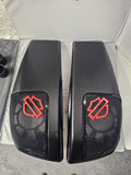 24+ Harley Davidson bag lid Speaker Grill Cover Guard shield theme