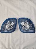98-2024 Road Glide 3D Fast Johnny speakers grill covers set