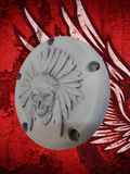 3D skull warbonnet derby cover