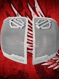 24+ Harley Davidson bag lid Speaker Grill Cover Guard shield theme