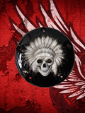 3D skull warbonnet derby cover