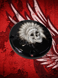 3D skull warbonnet derby cover