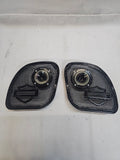 15-23 Road Glide with 2" tweeter with Diamond audio horn speakers grill shield emblem set