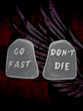 19 to 25 Indian Go Fast Dont Die themed inner speaker grills set
