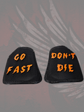 19 to 25 Indian Go Fast Dont Die themed inner speaker grills set