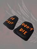 19 to 25 Indian Go Fast Dont Die themed inner speaker grills set