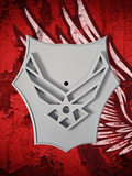 3D Air Force Customized shaped Harley air cleaner