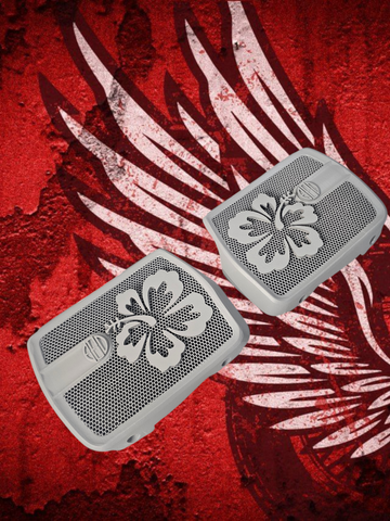 19 to 23 Indian Hawaiian flower  themed inner speaker grills set