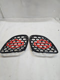 98 to 2024 Road Glide 3D shield speakers grill covers set