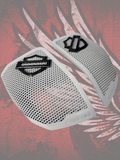 24+ Harley Davidson bag lid Speaker Grill Cover Guard shield theme