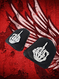 19 to 25 Indian middle finger themed inner speaker grills set