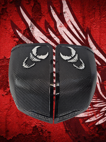 24+ Venom Harley Davidson bag lid Speaker Grill Cover Guard theme