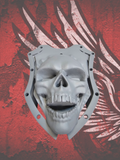 3D screaming skull coil cover