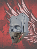 3D screaming skull coil cover