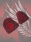 19 to 25+ Indian Challenger middle finger themed inner speaker grills set