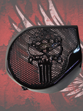 97-25+ Harley inner Touring 3D webbed punisher speakers grill covers set