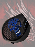97-25+ Harley inner Touring 3D webbed punisher speakers grill covers set