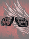 98 to 26+ Road Glide Go Fast Dont Die speakers grill covers sets