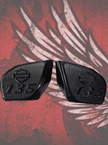 98 to 2024 Road Glide 3D motor size speakers grill covers set