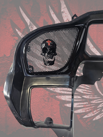 98 to 2024 Road Glide 3D vampire speakers grill covers set
