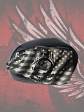 Tattered American flag with POW MIA Tribute air cleaner