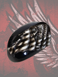 Tattered American flag with POW MIA Tribute air cleaner