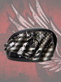 Tattered American flag with POW MIA Tribute air cleaner
